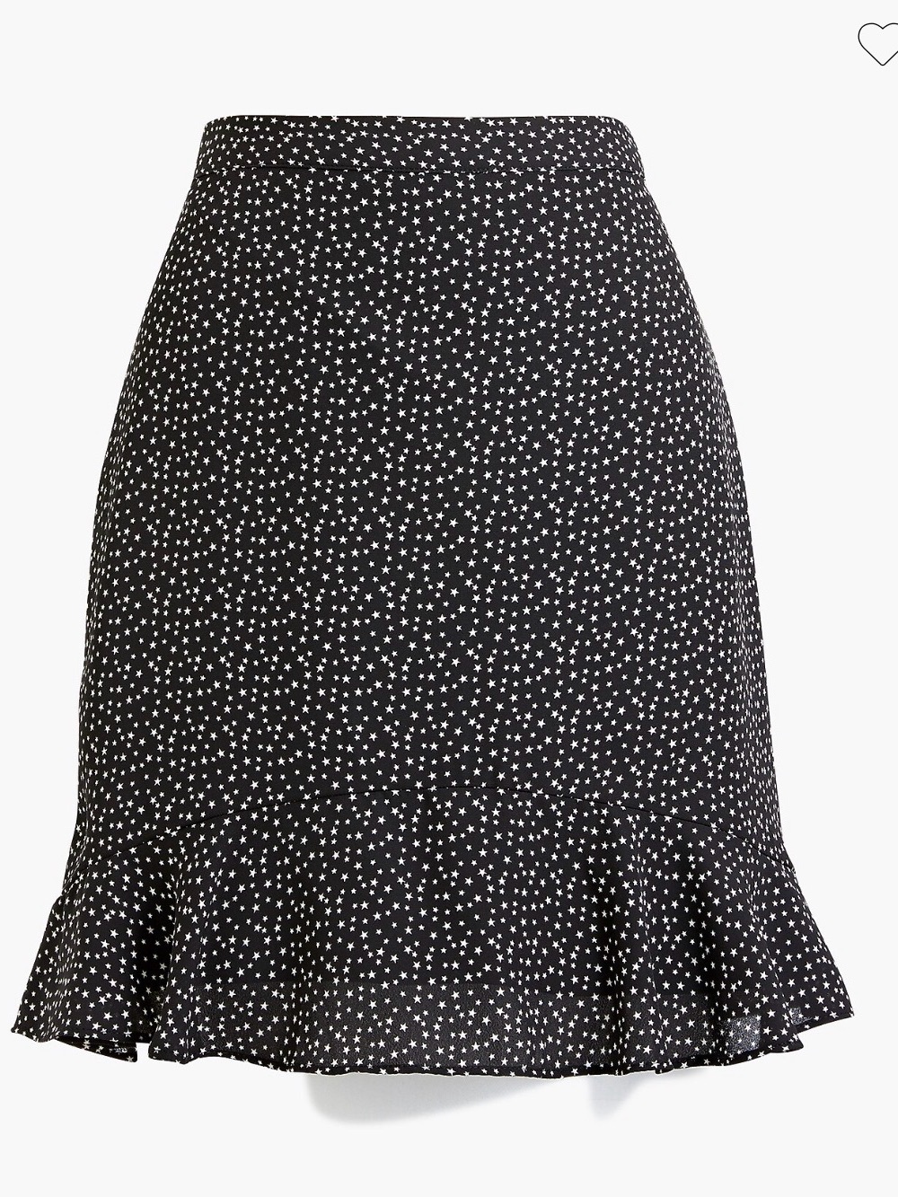 Printed star mini skirt j.crew size 4 EUC
